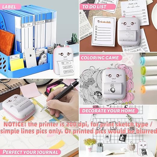 Portable Pocket Mini Printer