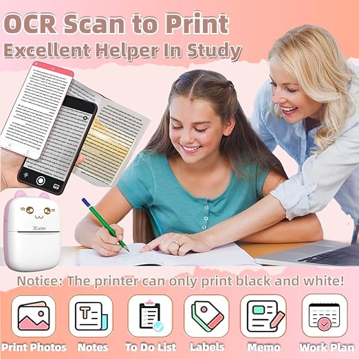 Portable Pocket Mini Printer